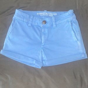 Beautiful light blue American Eagle, very soft/comfy, size 2 shorts.